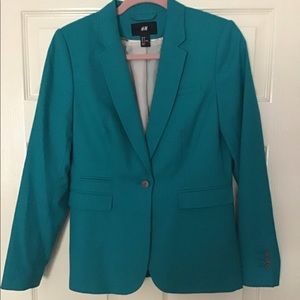 Brand New H&M Teal Blazer